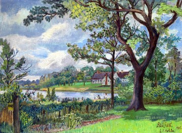 1946 年の夏の田舎の風景 Oil Paintings